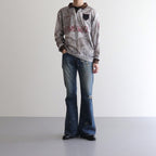 FADED MODERN FLARED TROUSERS #FADED INDIGO [2441000408]