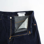 HEMP DENIM PANTS - WIDE TAPERED #indigo [34-10.5H]