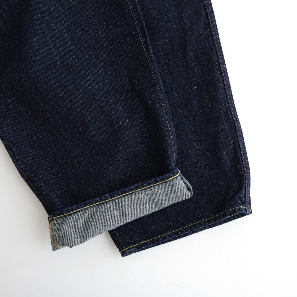 HEMP DENIM PANTS - WIDE TAPERED #indigo [34-10.5H]