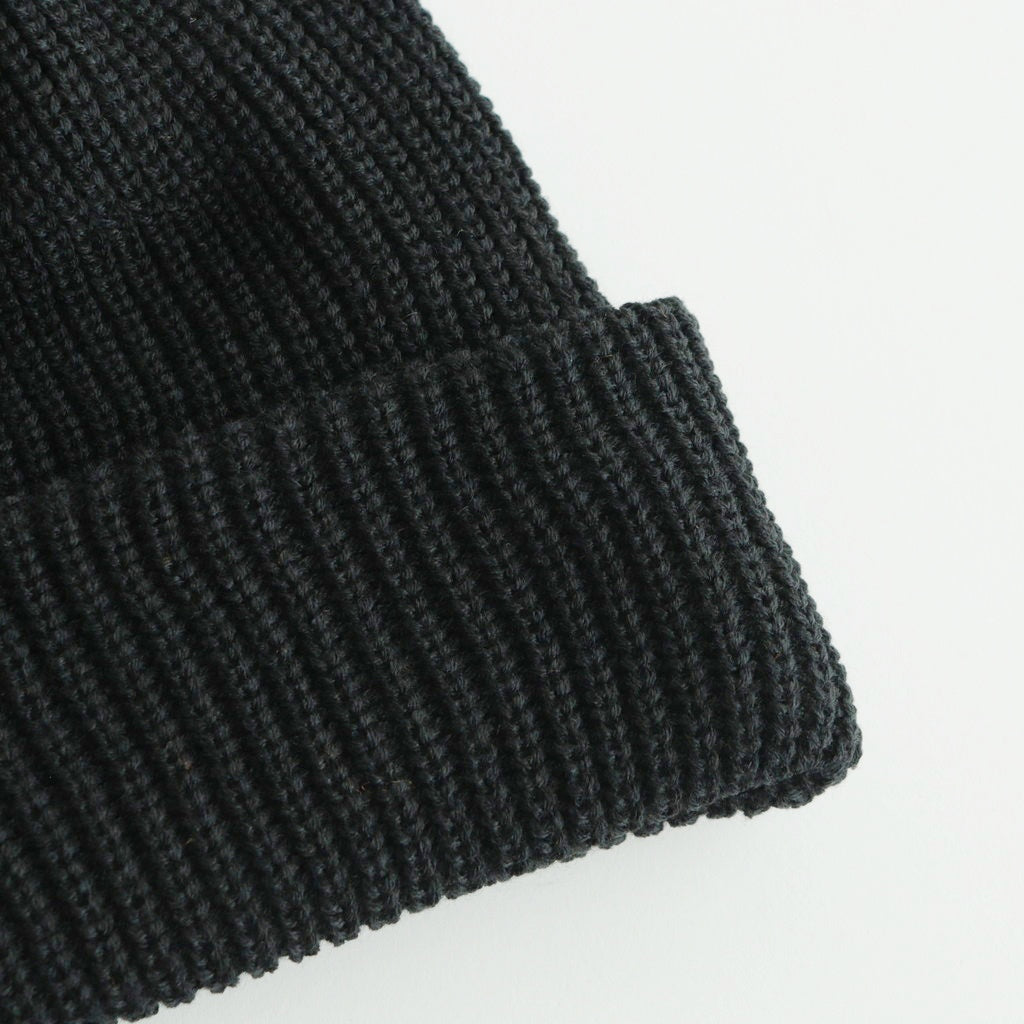 COZY CHUNKY BEANIE #BLACK [R5075-AW25]