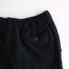 ウールサージ 製品縮絨トラウザー #BLACK [HP-P105-051]