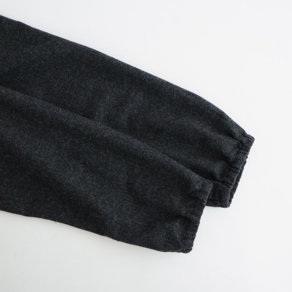 縮絨ウールワイドフーディー #CHARCOAL GRAY [D225-T391]