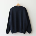 AZUMA Terry Crew Neck Sweat #NAVY [GU251-70195B]