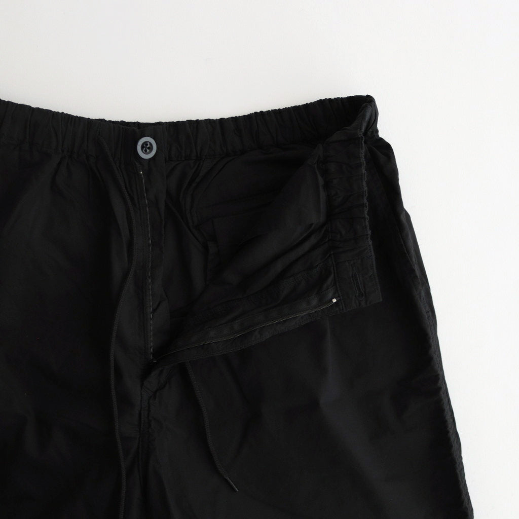 Garment Dyed Typewriter Parachute Pants #BLACK [GM243-40090]