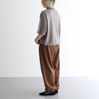 Hemp Knit Pants #Brown [2501-019]