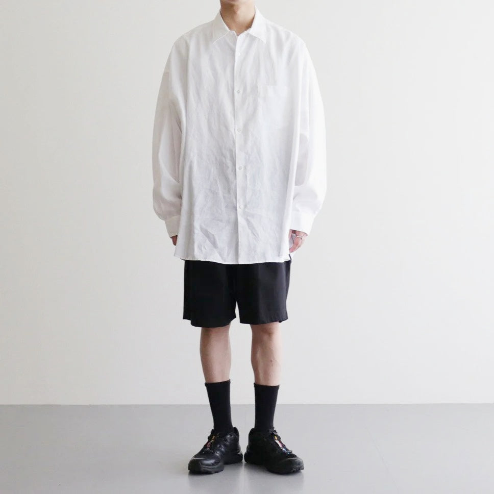 Solotex Twill Wide Chef Shorts #BLACK [GM261-40164B]