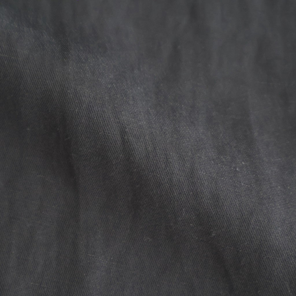 VIS/LI BRIGHT TWILL WIDE EASY TROUSERS #DARK CHARCOAL [ST.1466]