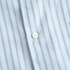 SIDOGRAS S/S Oversized Regular Collar Shirt #SAX STRIPE [GM262-50029]