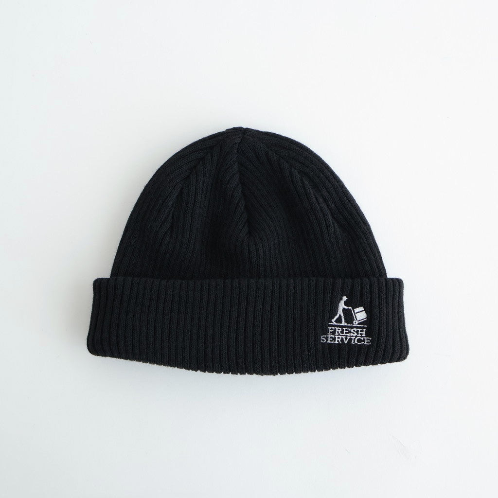 THERMAL RIB KNIT WATCH CAP #BLACK [FSP254-90069]