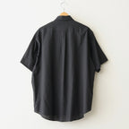 COTTON SILK OVERSIZED SS SHIRT #BLACK [ST.1498]