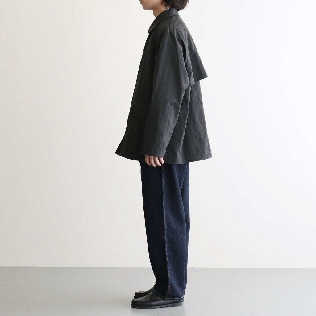 Short Zip Coat #CHARCOAL [13061503]