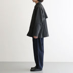 Short Zip Coat #CHARCOAL [13061503]