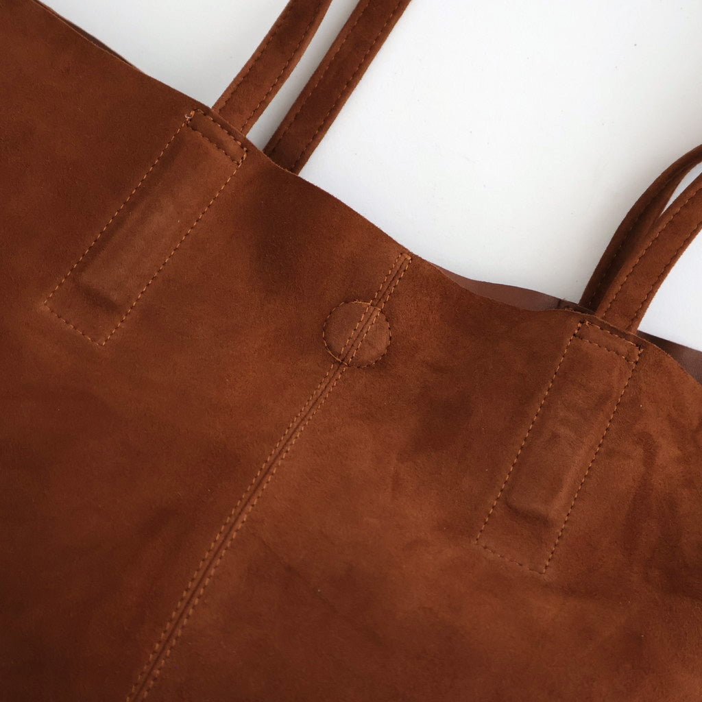 3WAY LARGE TOTE （OIL SUEDE） #BROWN [L-1]