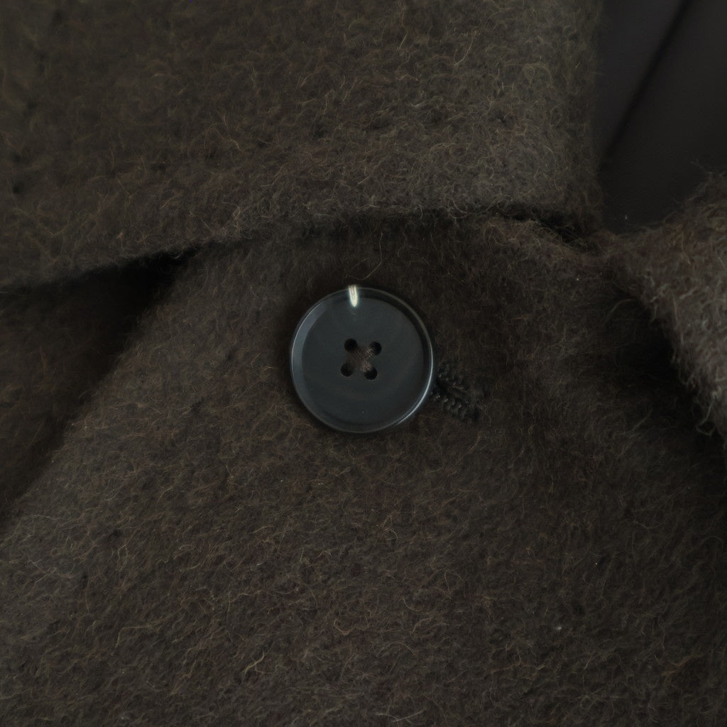 BABY CAMEL FLANNEL COAT #DARK BROWN [A25AC01BF]