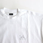 CORPORATE PRINTED S/S TEE ”GEAR” #WHITE [FSC243-70116]