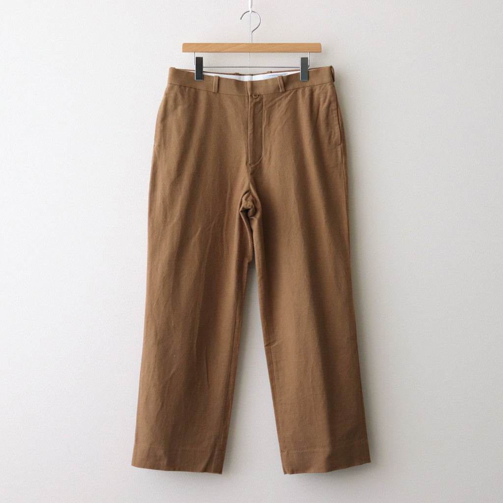 CHINO CLOTH PANTS STRAIGHT #l.brown 起毛 [14659]