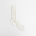 COTTON LOW GAUGE SOCKS #WHITE [A26SS03SX-M]