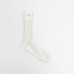 COTTON LOW GAUGE SOCKS #WHITE [A26SS03SX-M]