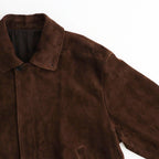 GOAT SUEDE ZIP JACKET #BROWN [ST.1551]