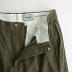 CHINO CLOTH PANTS TUCK STRAIGHT #olive [13659]