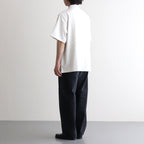 Cotton Pique Jersey S/S Skipper Polo #PEARL WHITE [GU261-70416]