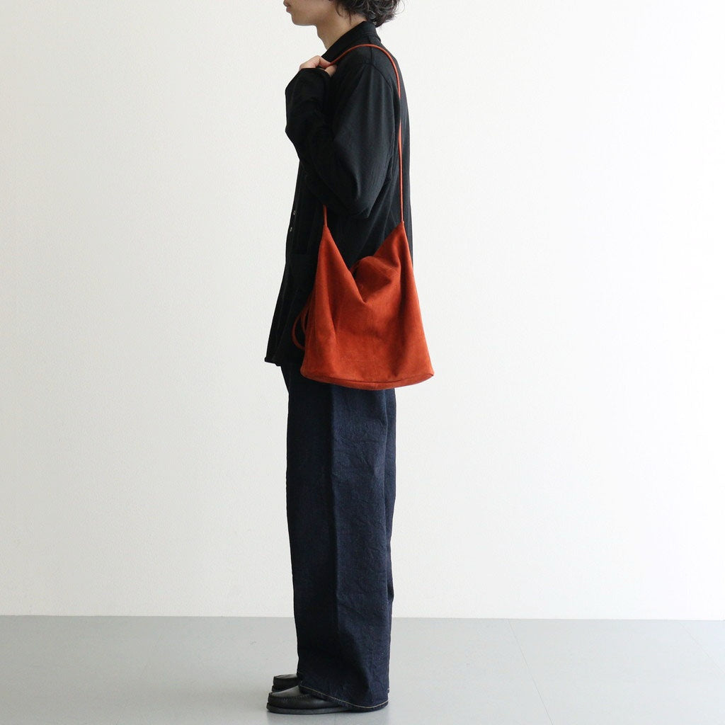 3WAY MEDIUM TOTE（OIL SUEDE） #TERACOTTA [MS-1]