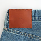 FADED MODERN DENIM PANTS WIDE CUT #FADED INDIGO [25330402]