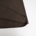 SUPER FINE WOOL KNIT SKIRT #TOP BROWN [A26AS06TJ]