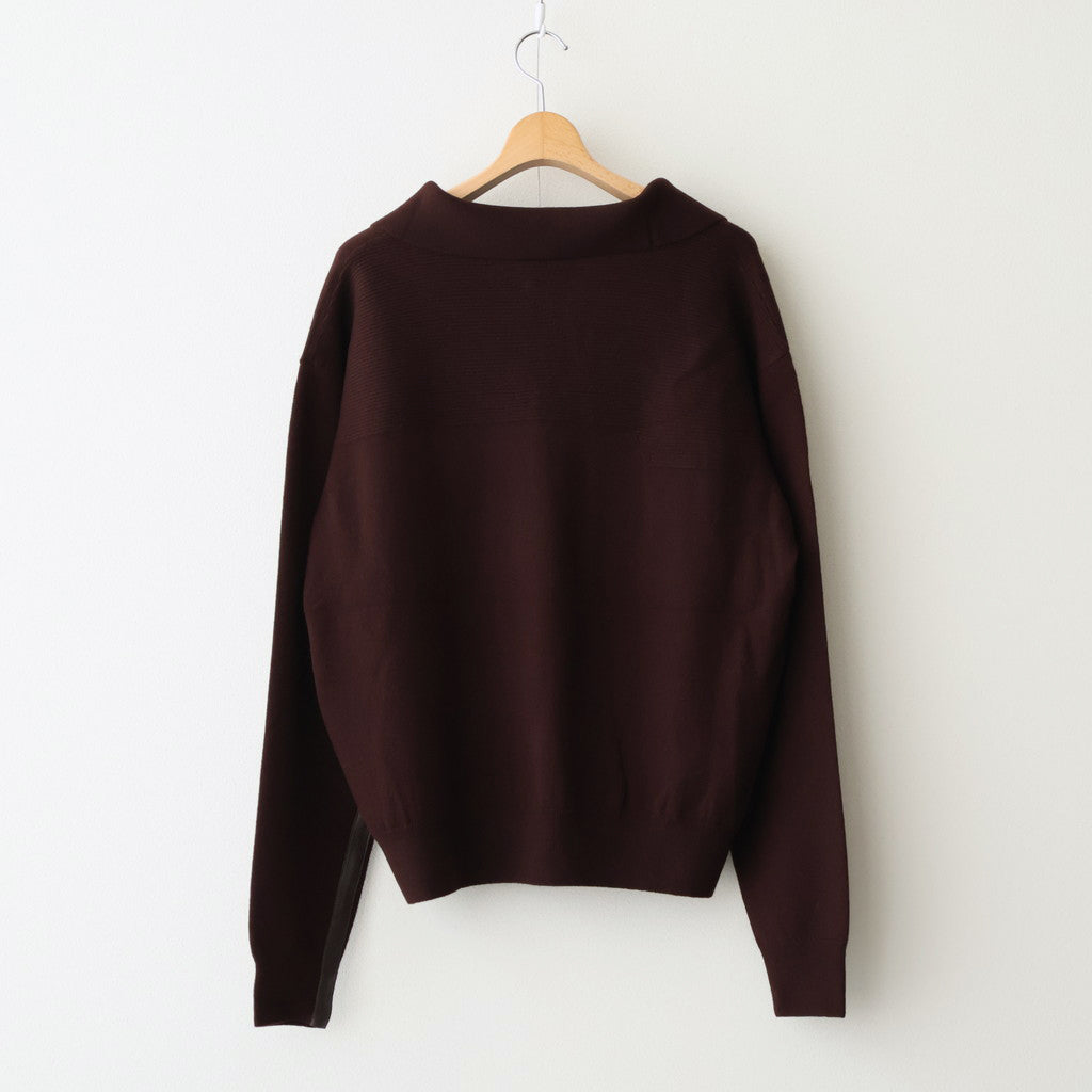 Fine Gauge Skipper Sweater #BROWN [YK25FW01126S]