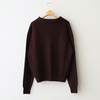 Fine Gauge Skipper Sweater #BROWN [YK25FW01126S]