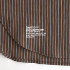 HRAFTeX S/S STRIPE SHIRT #BROWN STRIPE [FSC262-50008]