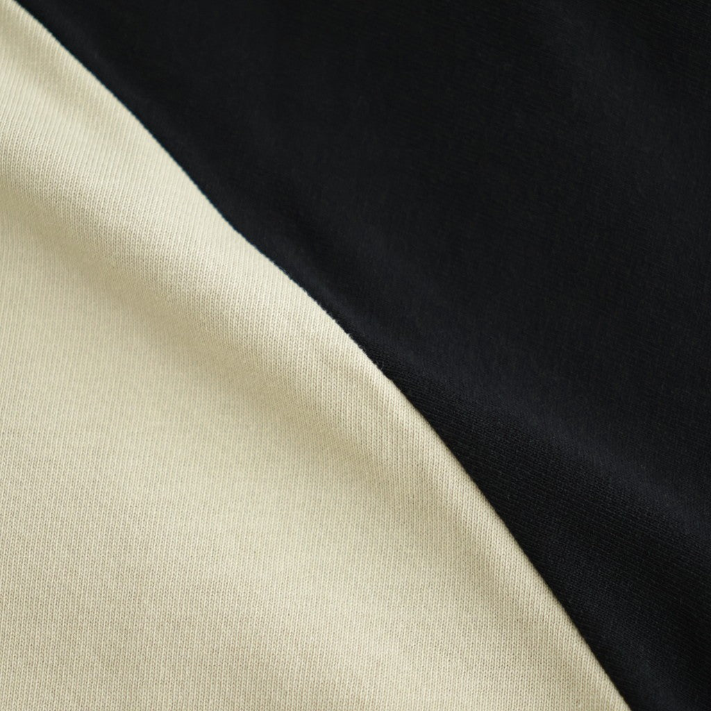 Raglan Sleeve T-shirt #Black / Light Sage [OFH011TE51]
