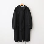 よそいきオーバーフラップロングCT #BLACK [D224-C146]