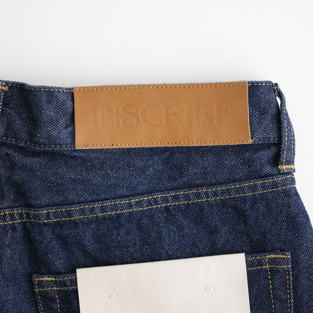 Wide Denim Pants #INDIGO [ID-PT61]