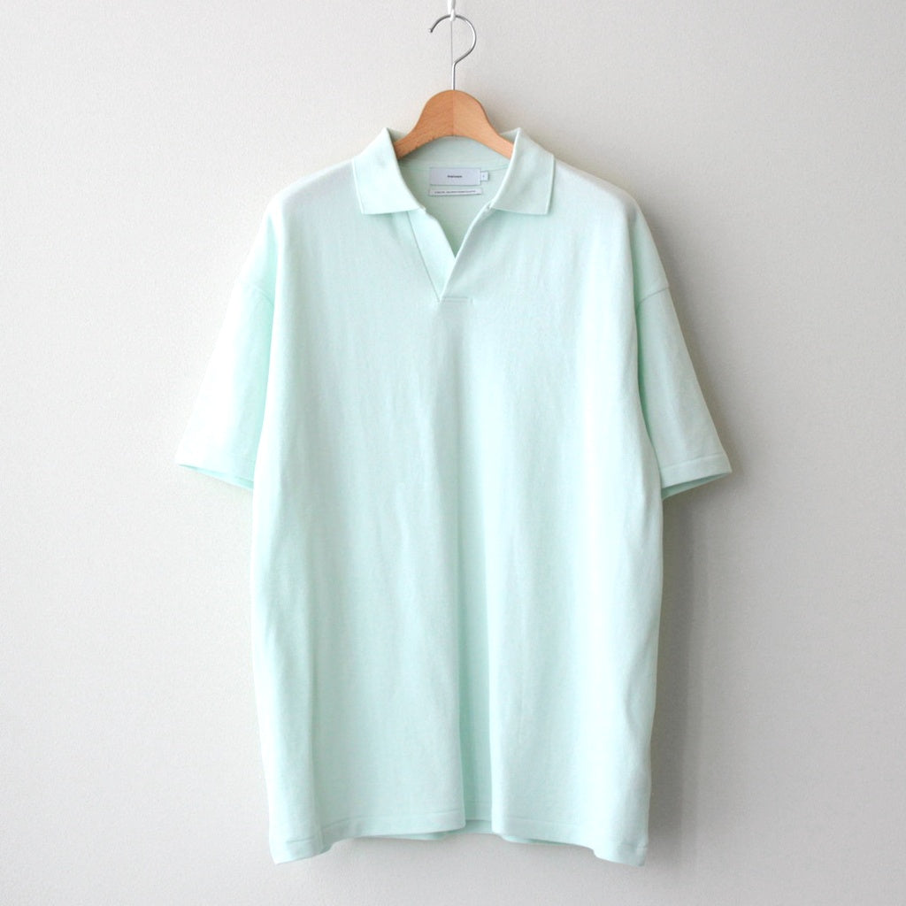 Cotton Pique Jersey S/S Skipper Polo #PALE GREEN [GU251-70057]