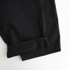 CORPORATE WIDE EASY PANTS #BLACK STRIPE [FSC262-40014B]