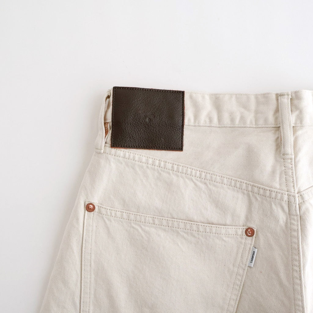 TATTOO FLASH PRINT MODERN DENIM WIDE CUT #ECRU [26440414]