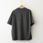 GARMENT-DYED YOKE T-SHIRT #CARBON [YK26SS01296CS]