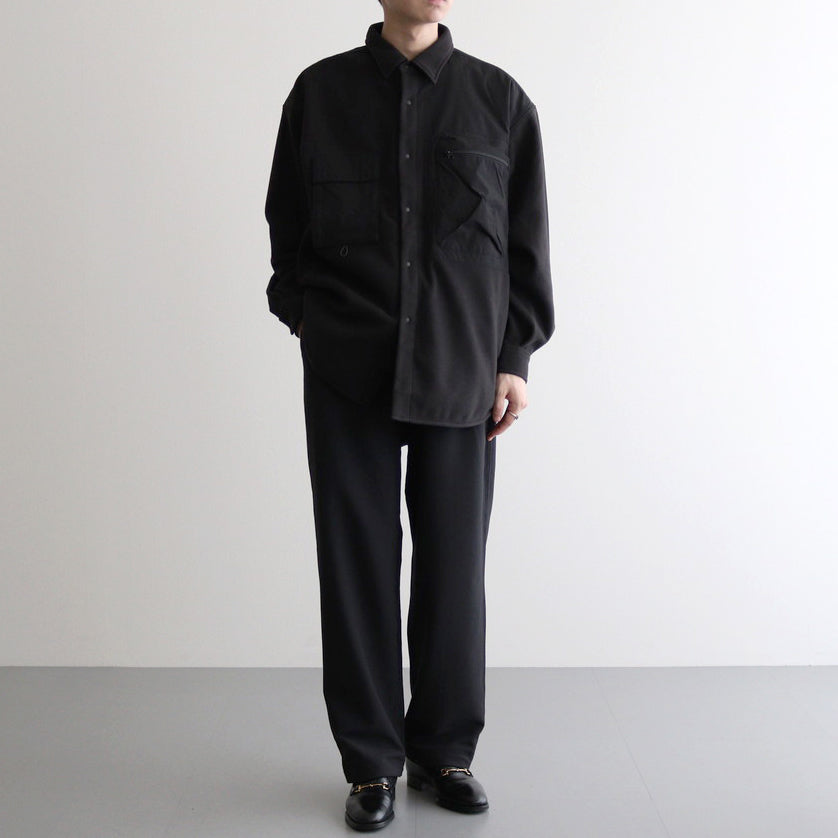 SYNTHETIC FLEECE SHIRT #BLACK [FSC243-30094]