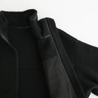 HEAVY FLEECE ZIP-UP JACKET #BLACK [FSC253-30191]