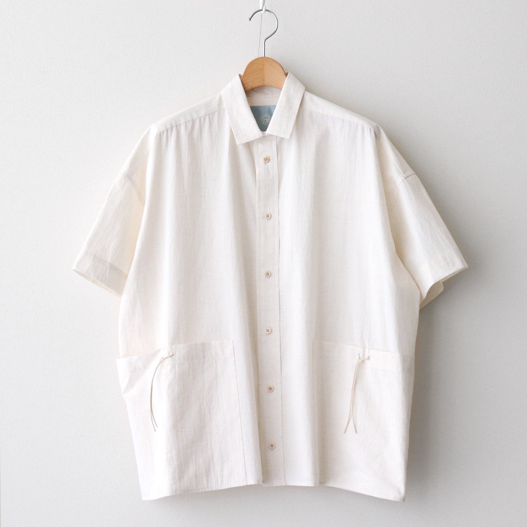 コードポケットSスリーブシャツ #KINARI [D125-T690]