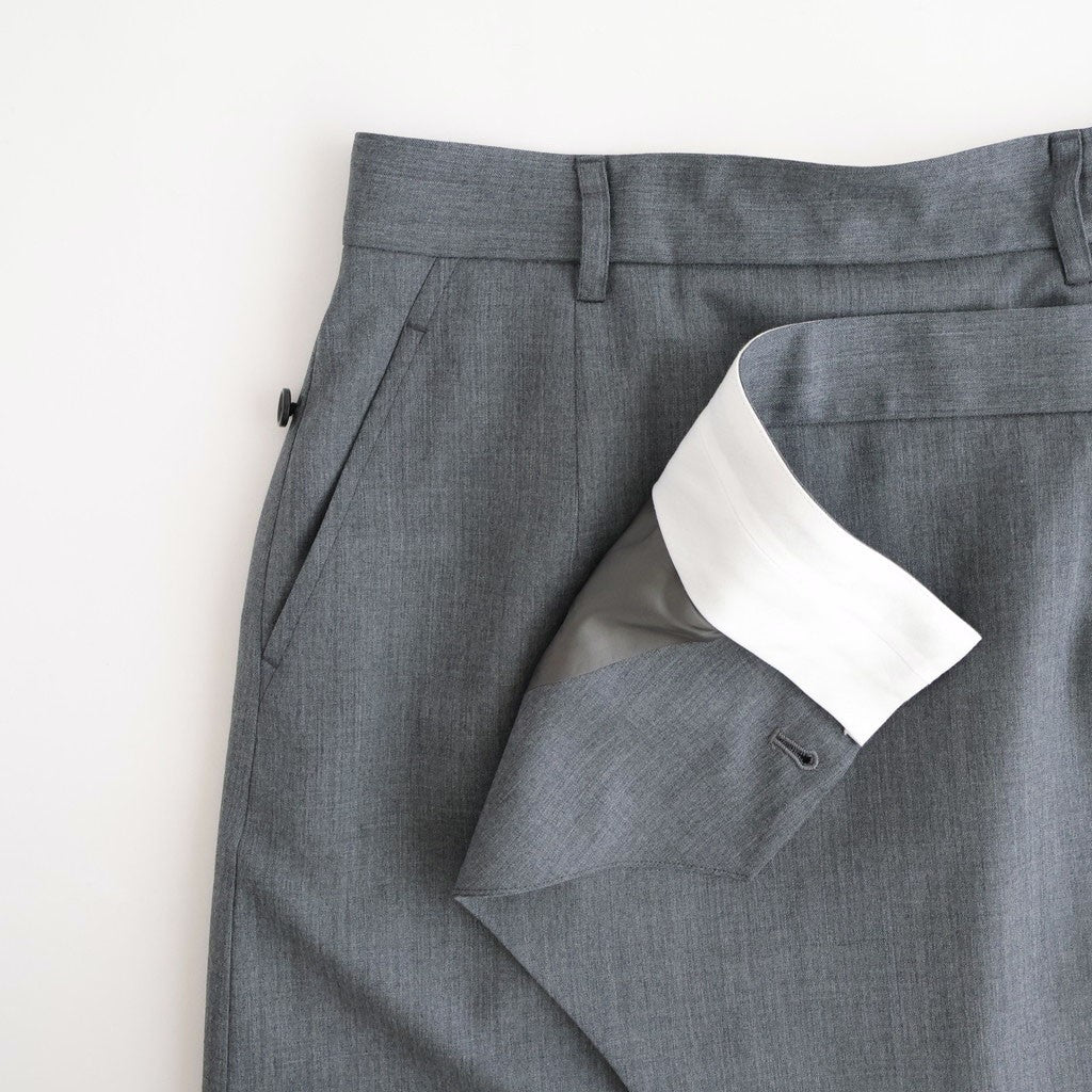 Wool Wrap Skirt #MD. GREY [I26SS-SK75]