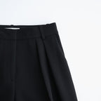 Bonding Wide Trousers #BLK [12620723]