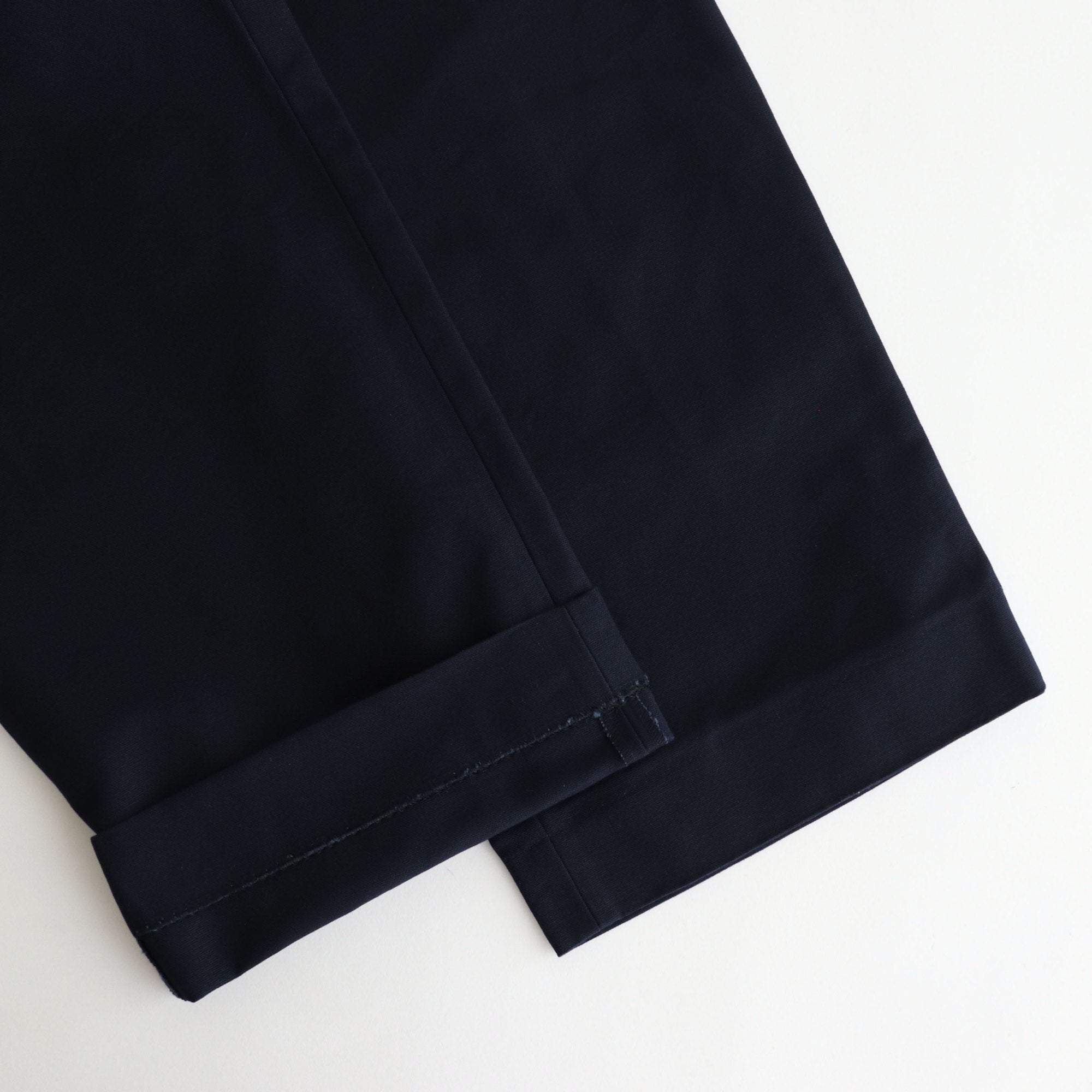 chino tuck straight #navy [15635]