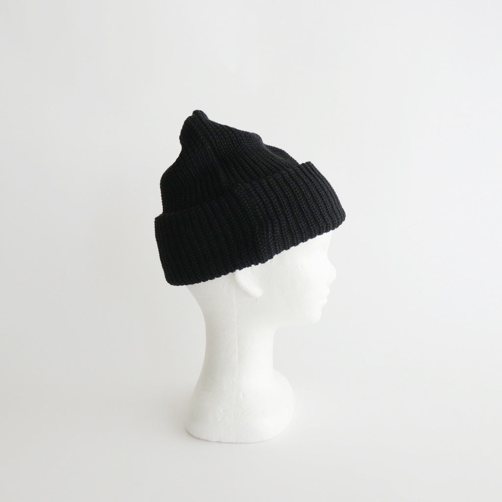 COZY CHUNKY BEANIE #BLACK [R5075-AW25]