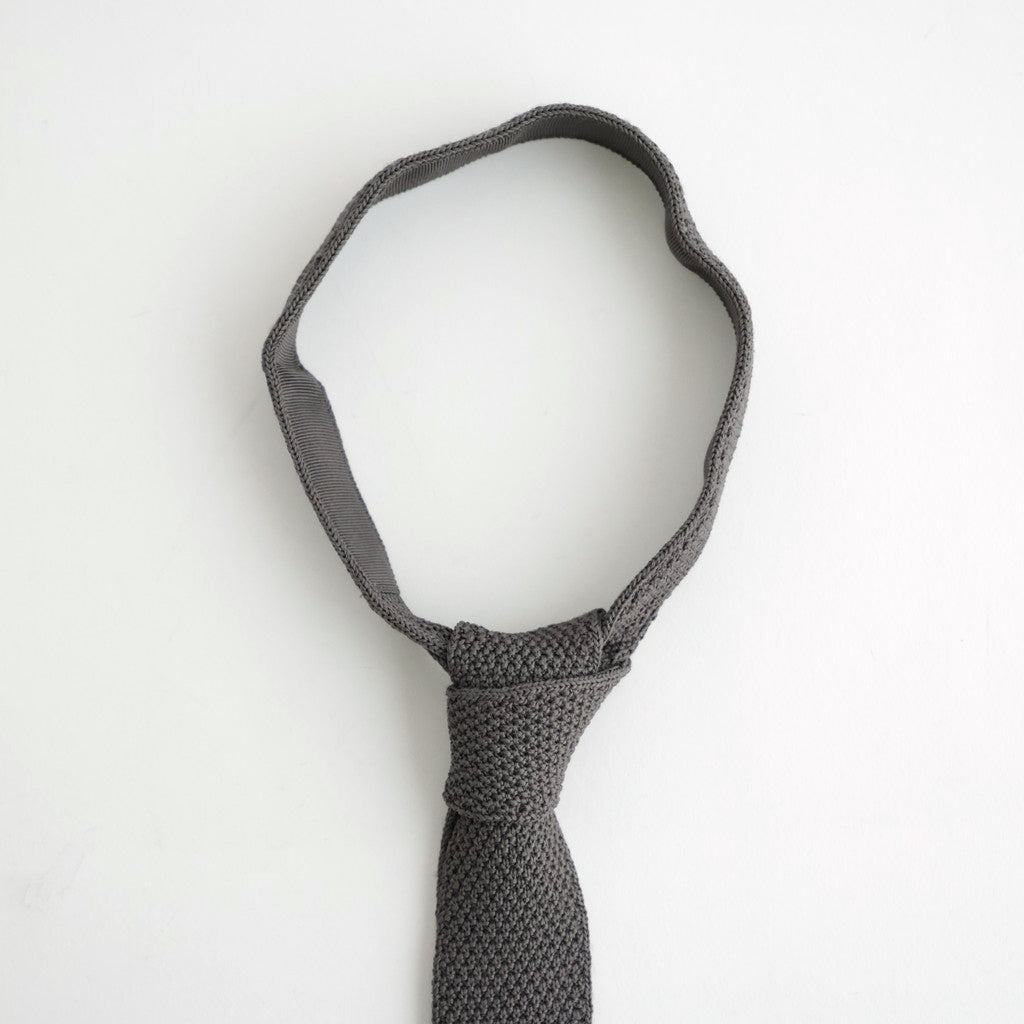 Tourist Knit Tie #GRAPHITE [AOFFAC002]
