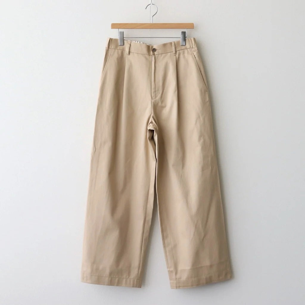 Westpoint Chino Wide Straight Trousers #BEIGE [GM263-40165B]