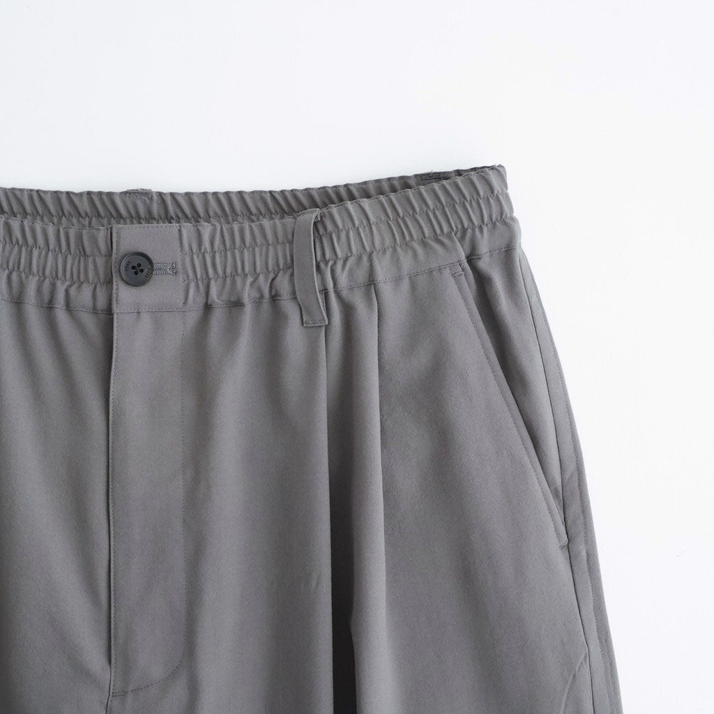 Wool Washer Tropical 2pleated Easy Trousers #GRAY [YK26SS01173P]
