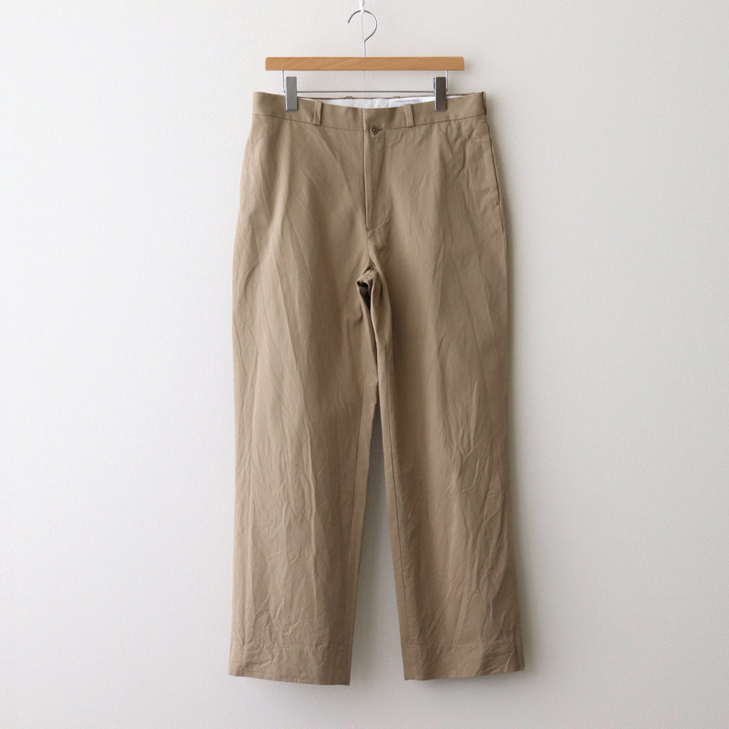 CHINO CLOTH PANTS STRAIGHT #khaki [14658]