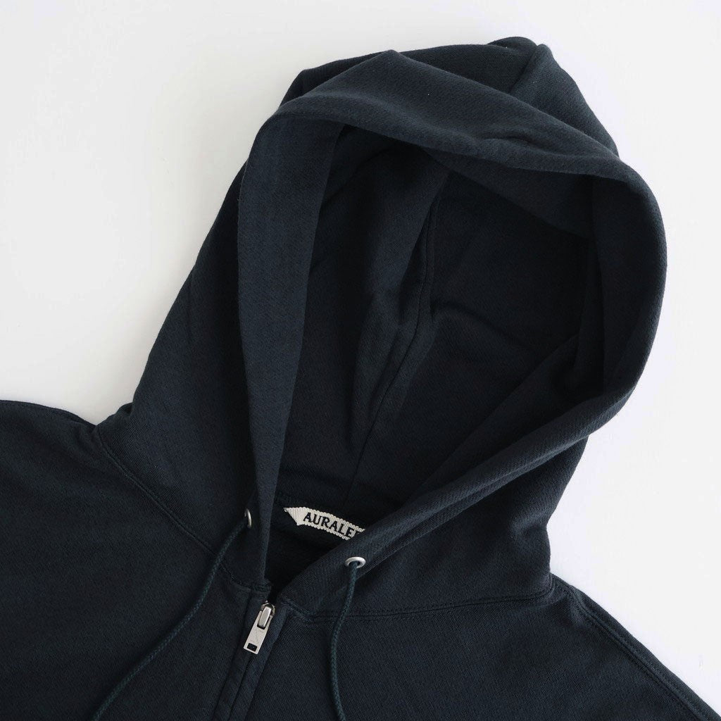 HIGH TWIST LIGHT SWEAT ZIP PARKA #INK BLACK [A26SP01MU]